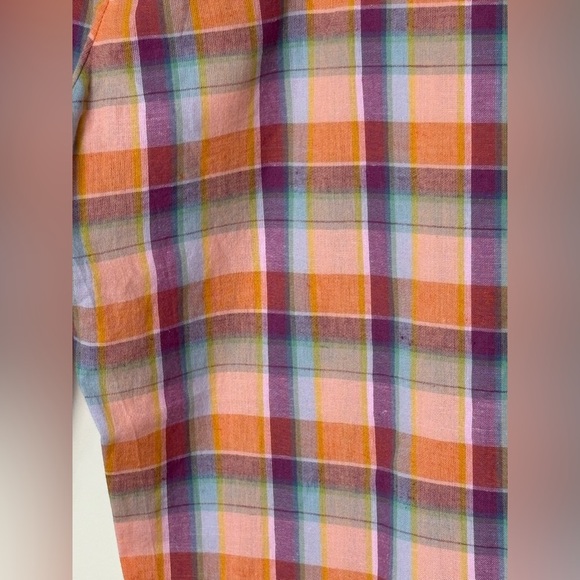 Billabong Multicolor Plaid Women's Capris - Picture 7 of 12